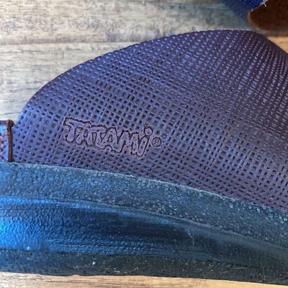 Tatami By Birkenstock Woven Slide Sandals Slip On Size 6 - Picture 9 of 12